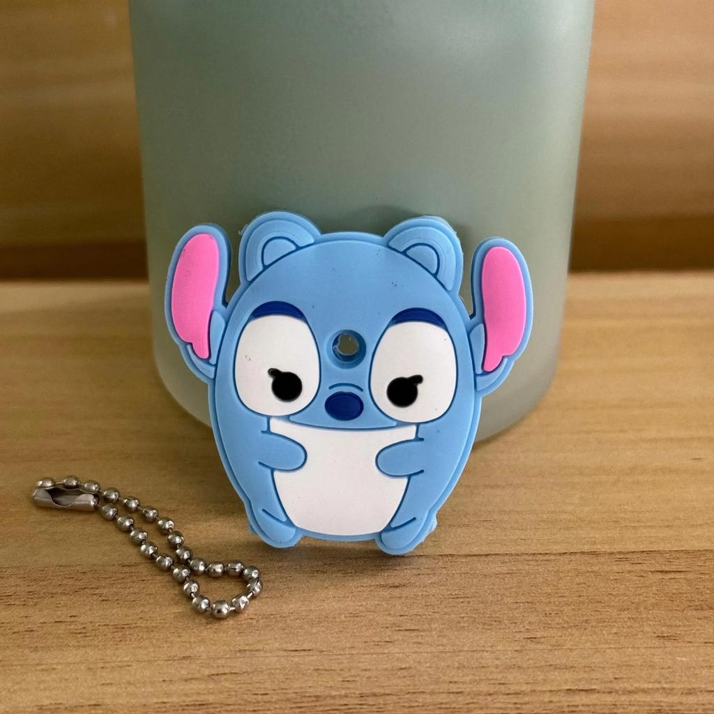 New Stitch Minnie Key Chains Spider Cartoon Keychain Cat Key Cover Caps Car Keychain Key Ring Holder Women