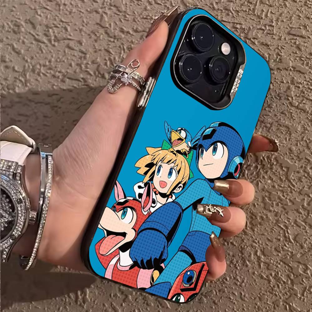 M-Mega Man S-Star Force Phone Case For iPhone 17,16,15,14,13,12,11,Pro,MAX,Plus TPU Soft To Skin-friendly Cover
