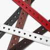Fashion Heart Buckle Belt for Women Cool Subcultures Hollowed Waist Belt for Teens Girl PU Leather Women Belt Jeans Belt