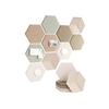 10 Pack Hexagonal Acoustic Panels, High Density Self-Adhesive Wall Panels for Noise Reduction and Decoration