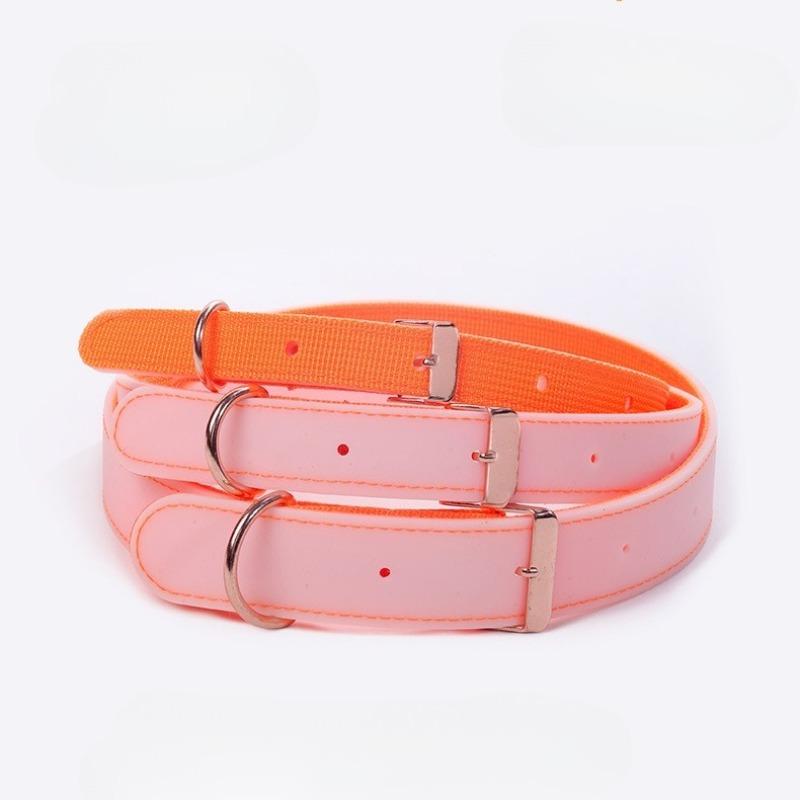 Luminous pet collar, cat, dog, bell collar, glowing, anti lost, adjustable size, silicone collar, dog gift S