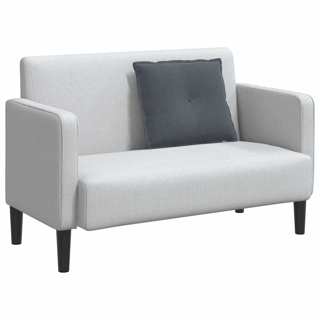 Back Cushion Dark Grey 60 x 50 cm Cord Fabric