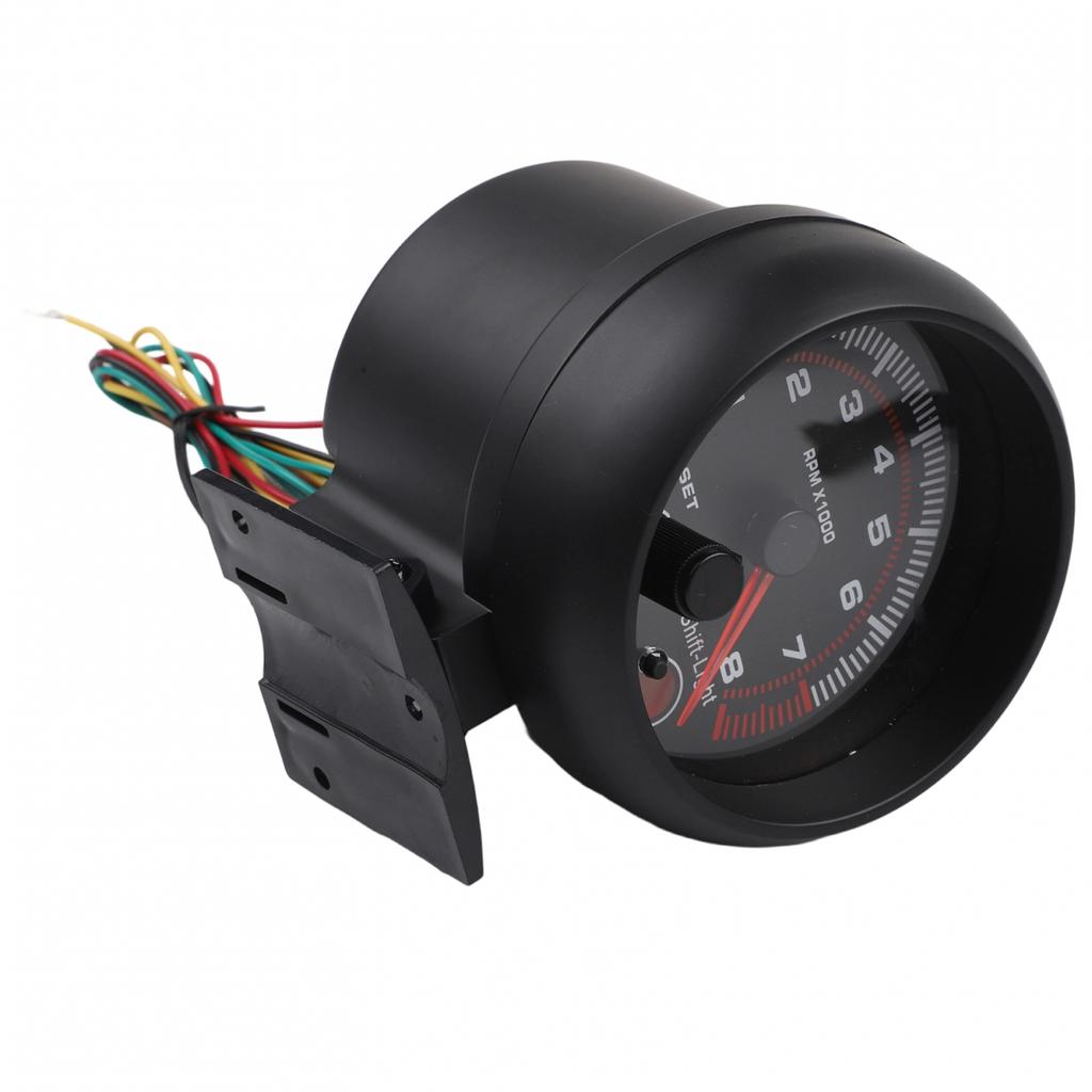 Compact Size 3.75 Inches Car Tachometer Engine Speed Gauge RPM Gauge
