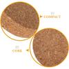 6Pcs Flower Vase Cork Lids Hydroponic Planter Glass Jar Lid Replacement 64.5x20x58mm Plant Terrarium Stopper