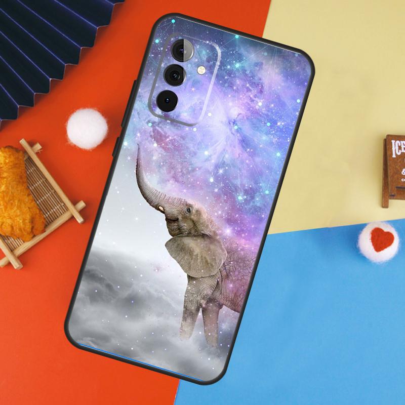 Elephants Colored Case For Samsung Galaxy A54 A34 A14 A15 A35 A55 A52 A32 A12 A51 A71 A13 A23 A33 A53 Cover