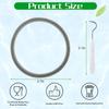 Nutribullet Replacement Parts – Gasket Replacement Rubber Seal Rings for Nutribullet 900 Series & 600W, Food-Grade Silicone Rubber Ring Gaskets,