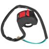 Motorcycle Handlebar Light Switch ON OFF Button Waterproof for ATV UTV Scooter 7 8in