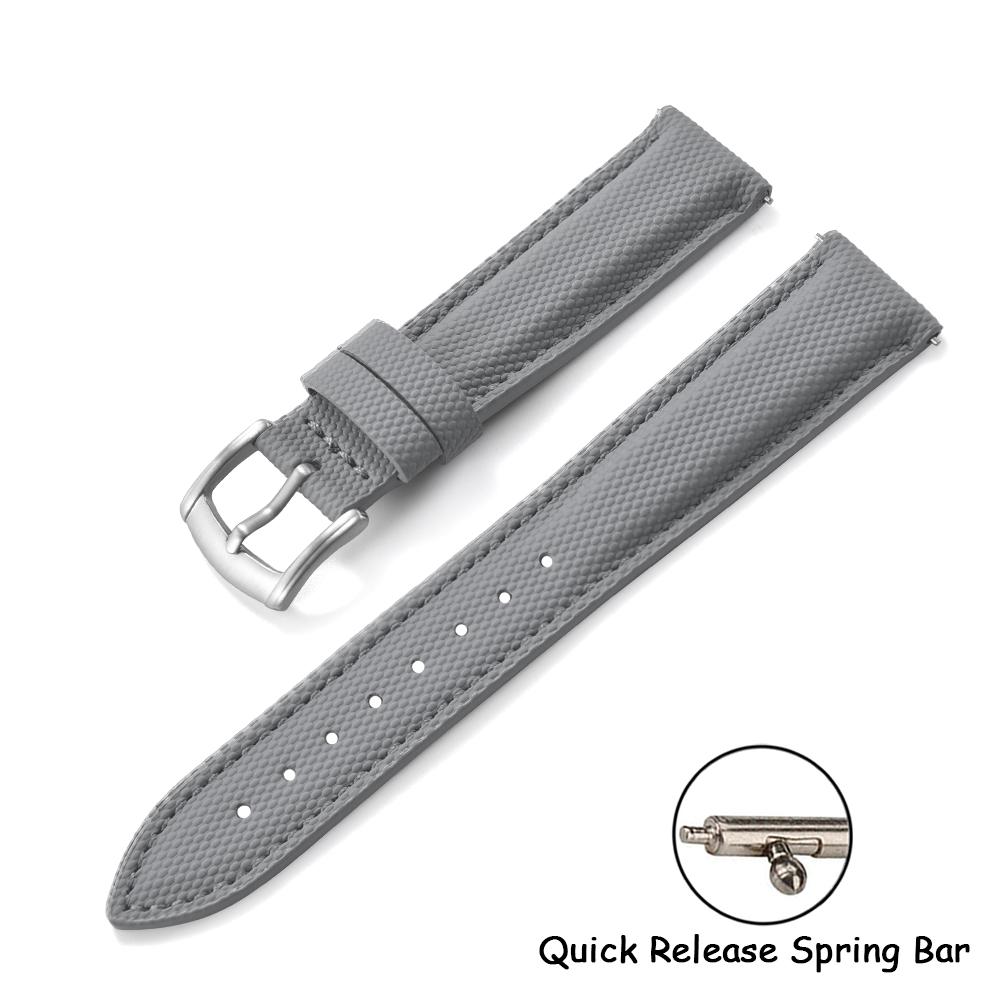 New Coated Sailcloth Strap 18/19/20/22mm Sport Fabric Waterproof WristBand Universal Accessories For Smart Watch Huawei/Samsung