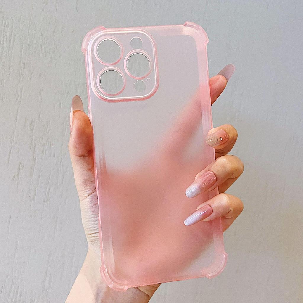Ice Mist Protective Matte Case for iPhone 17 Pro Max/14/13/SE - Drop-proof, Skin-feel Design
