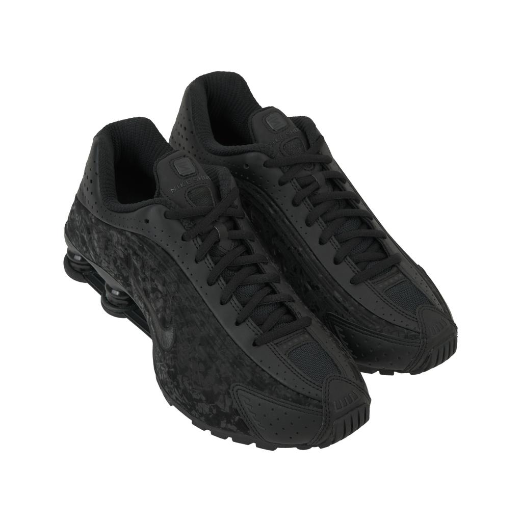Nike Shox R4 Black Floral Women Sneakers Dark-Smoke-Grey HV0934-002