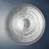 SIFAR Gold Rim Glass Fruit & Snack Plate
