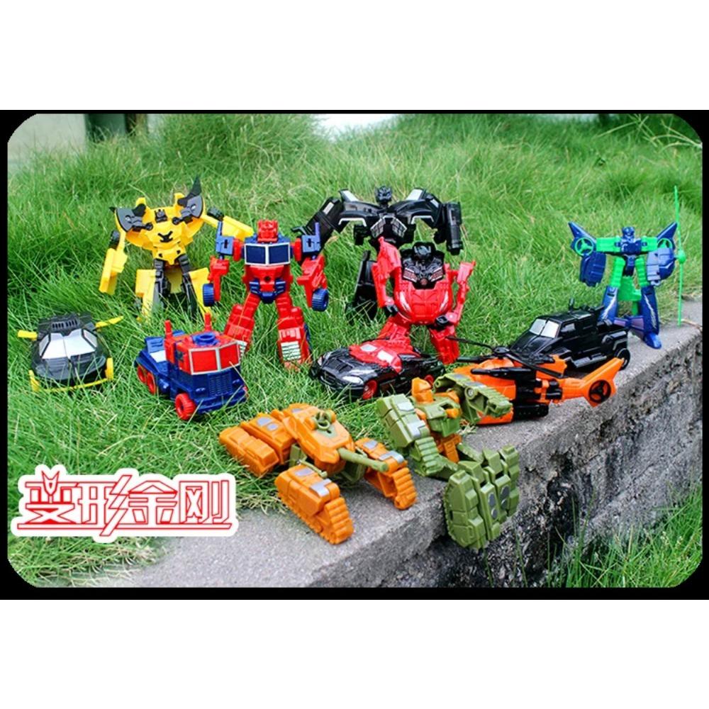 Transformasjon Deformasjon Robot Gul Bil Kompatibel Modell Bygging Barnes Blokk Hobbyer Bilmodell tidlig utdanning Barnes Leke