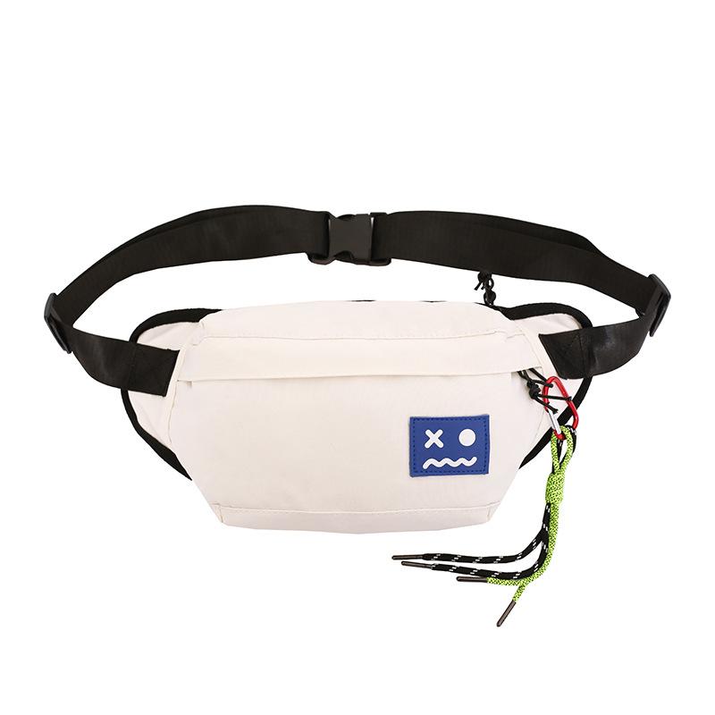 

Нагрудная сумка унисекс, простая сумка для хранения, легкий дорожный маленький рюкзак, сумка через плечо, модные повседневные сумки на одно плечо one size белый