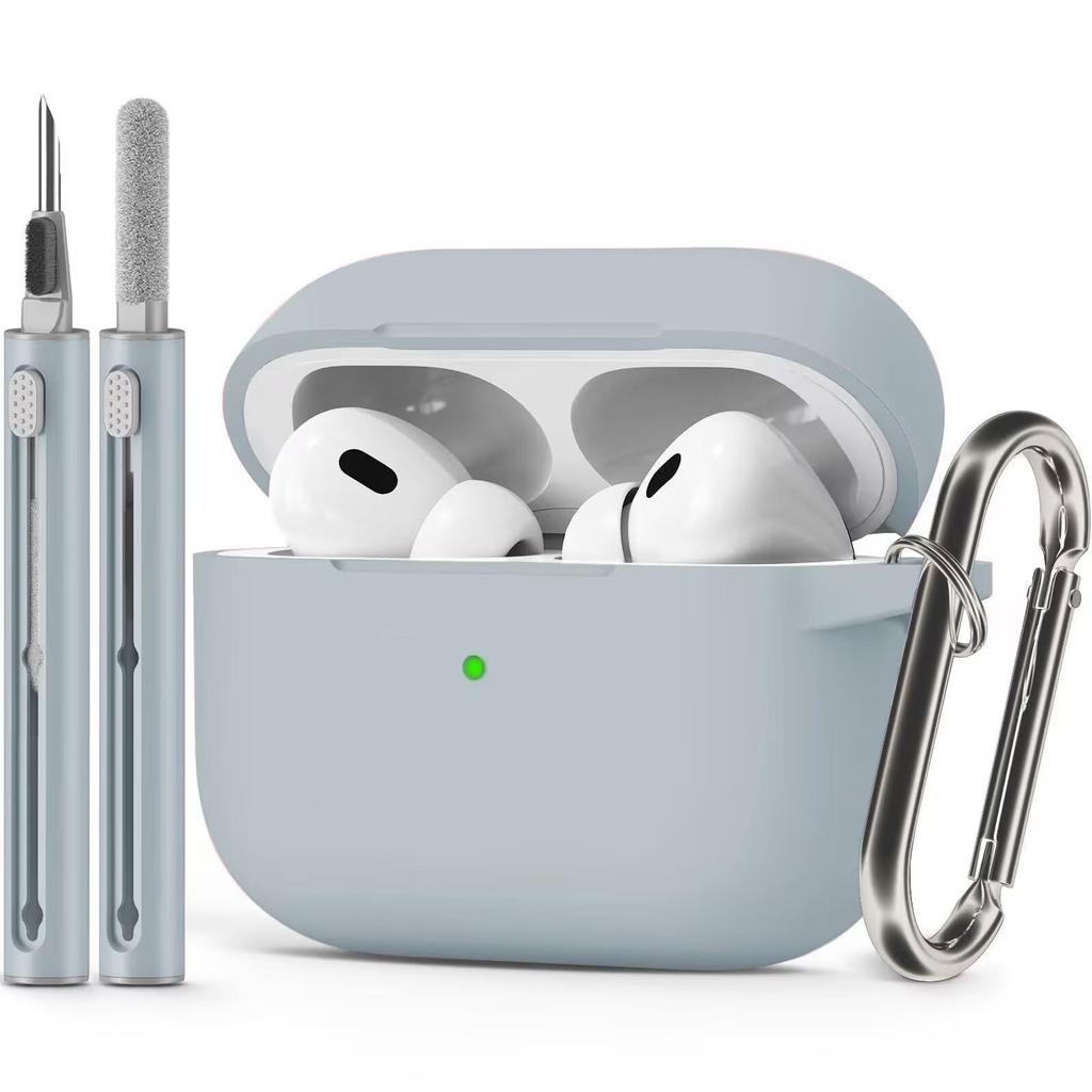 Best-Selling AirPods Pro 3 Silicone Protective Case, 2025 Model with Strap - Solid Color