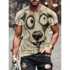 Monster Graffiti Art Graphic T-Shirt For Men Funny Animal 3D Printed Tees