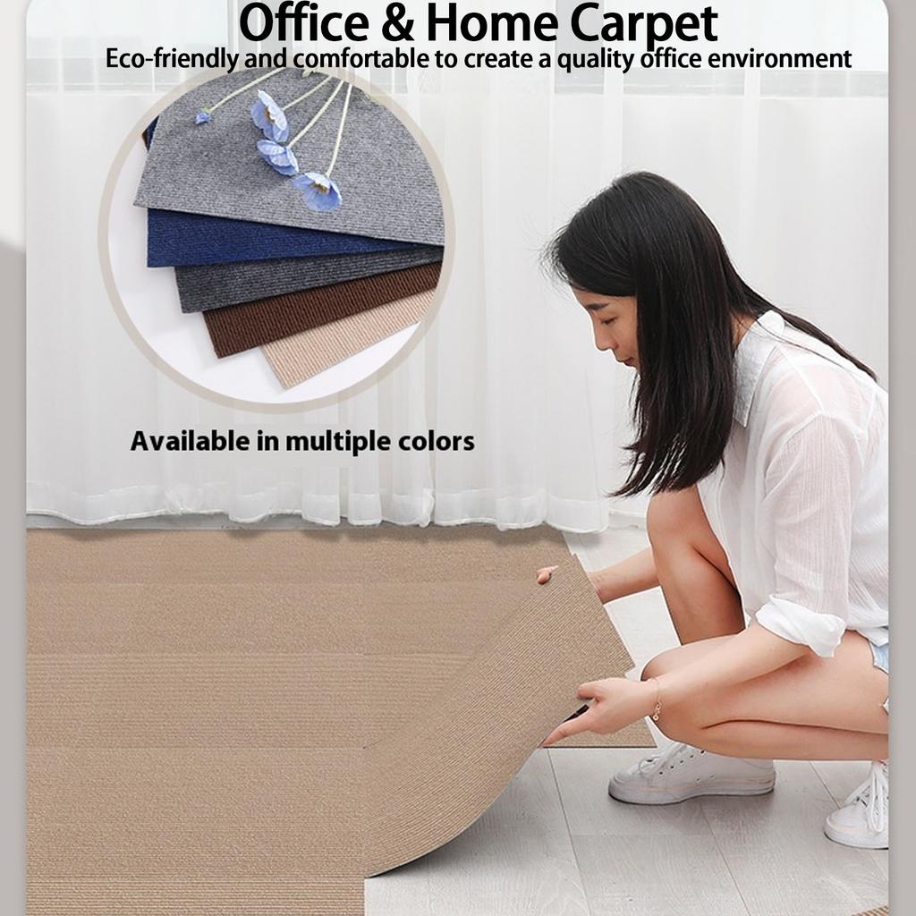 Anti-Slip Self Adhesive Carpet Tiles Flooring For Kitchen And Office Carpet Tiles Self Adhesive
