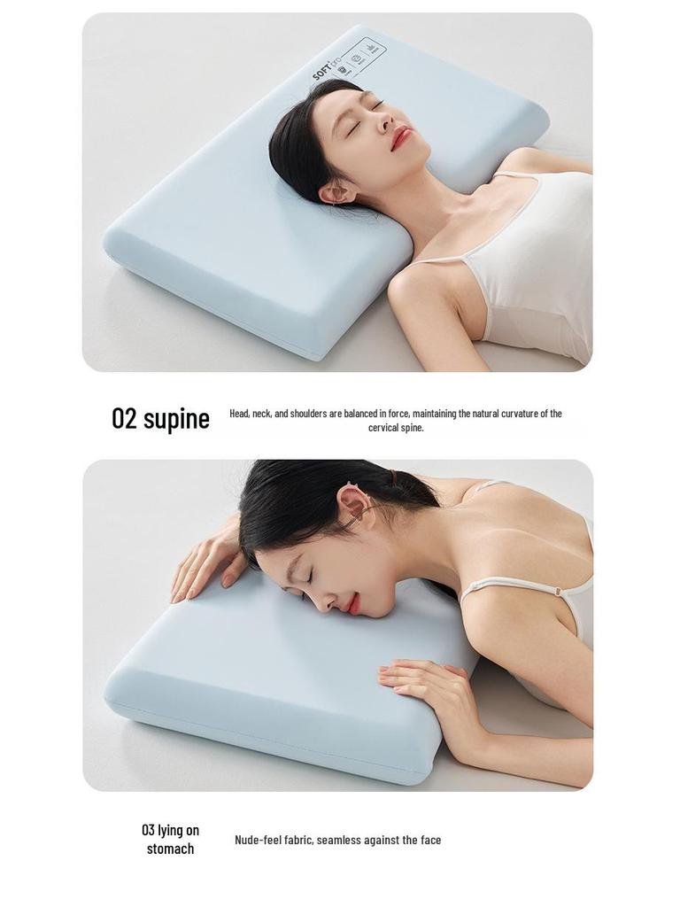 2026 Deep Sleep Cloud-Feel Memory Foam Pillow Core Display Sample - Latex