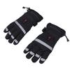 Winter Rechargeable Electric Warm Heated Gloves Men Women Battery Powered Heating Gloves with Reflective Strips for