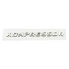 3D KOMPRESSOR Emblem Badge Letters For Benz W203 W204 W211 W210 C SLK Class ABS Glossy Black Chrome Trunk Logo Decal Accessories IX3