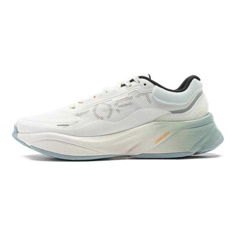 Li Ning Soft Cushioning Abrasion Resistant Lightweight Low top Casual Shoes Men's White Blue AGLU009-2