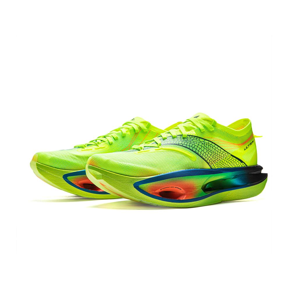 Li Ning Feidian 5 ULTRA Running Shoes Unisex Low Top Neon Bright Green ARMV005-13