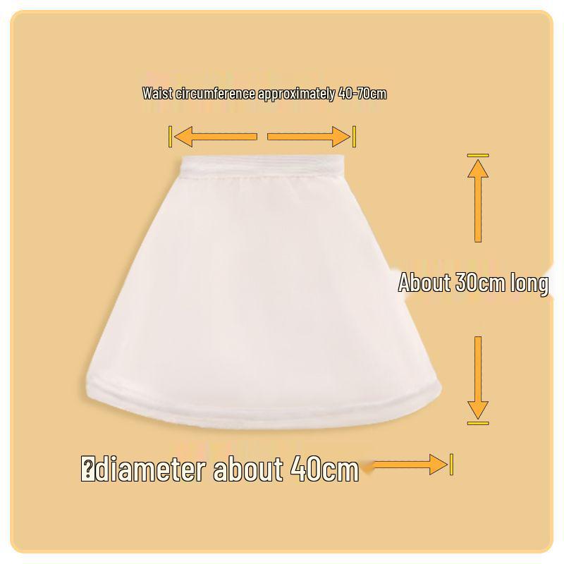 

Детский подъюбник длинный платье принцессы Лолиты нижняя юбка с регулируемой поддержкой на китовом усе default
