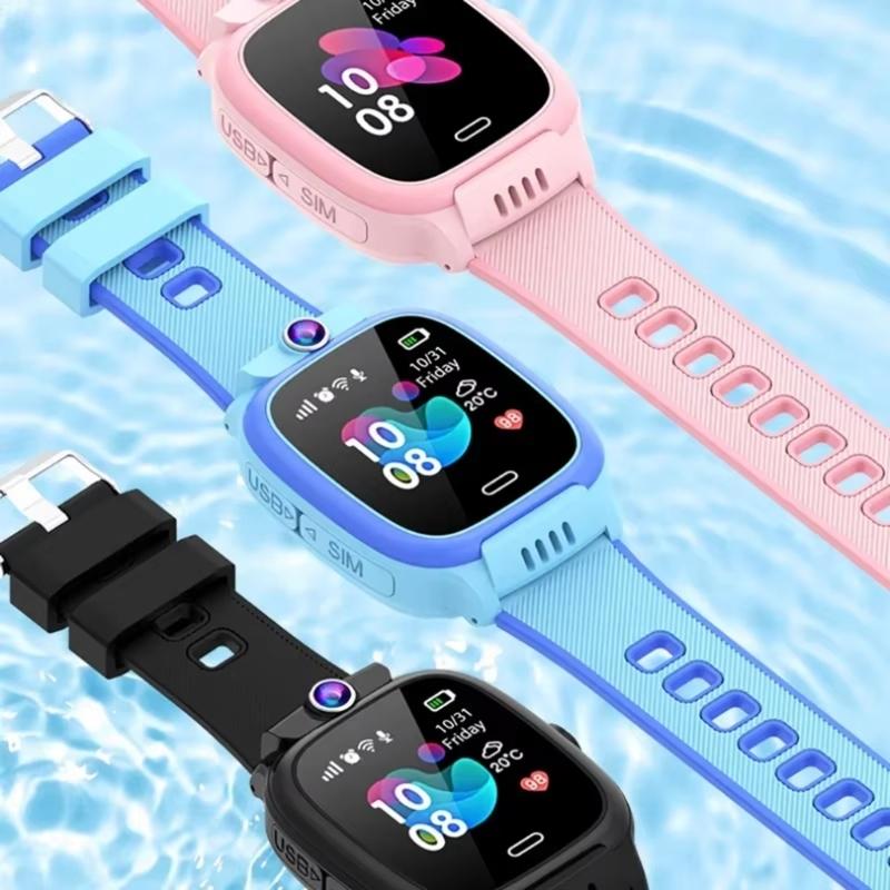 Children Smartwatch WIFI LBS Real-time Positioning Waterproof 1.44in Screen Watch with Phone Calling SOS Weather Photo