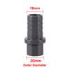 Grey PVC Water Pipe Fittings OD20/25 To 8/10/12/14/16/18/20mm Reducing Joint Garden Irrigation Aquarium Drainage System Coupling