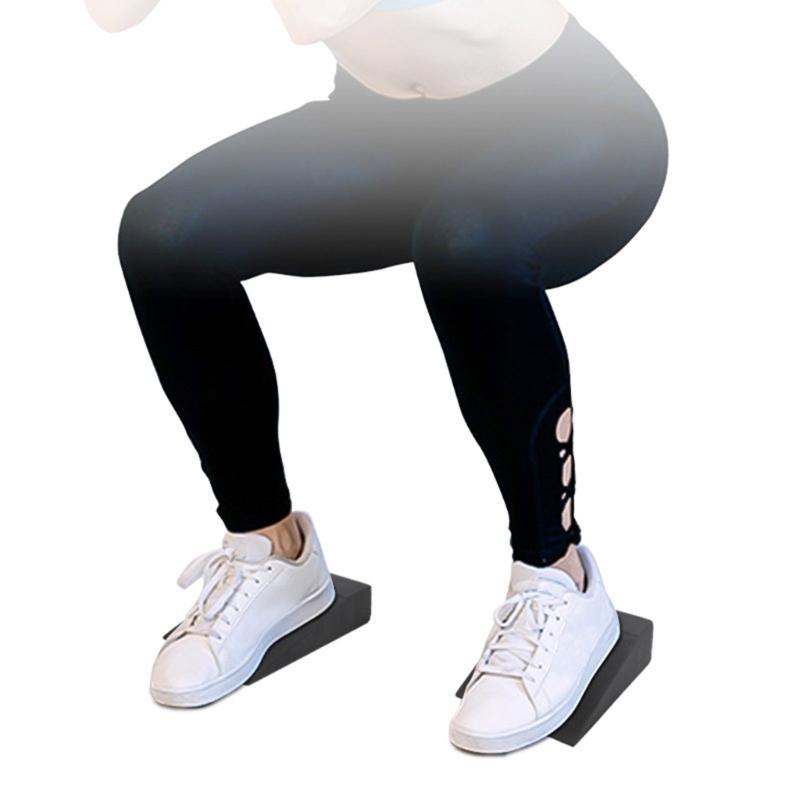 2 Stück Wadenstrecker Schrägbrett Kniebeugen Keile Block Krafttraining Beinmaschine für Kraft- und Balancetraining
