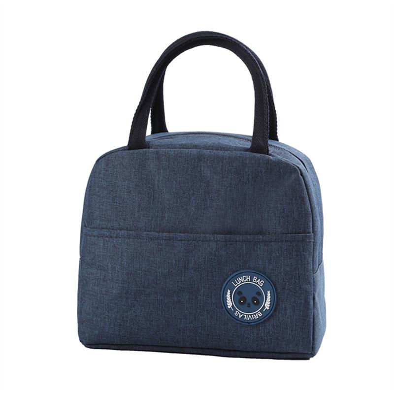 Large Capacity Insulated Lunch Tote - Durable Aluminum Foil Bento Bag for Office Workers
