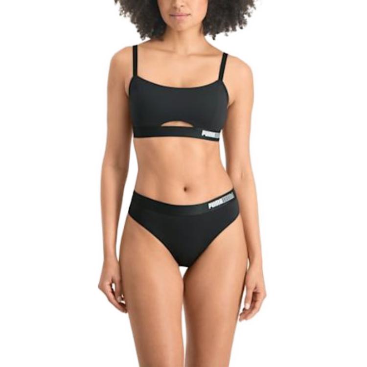 PUMA Women's Padded Sporty Top 1 Pack Sports Underwear Women's Black 935297-01