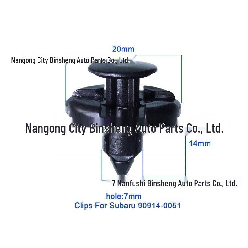 Compatible Clips for BMW, Nissan, Subaru, Suzuki Bumper, Fender, Grille, Radiator