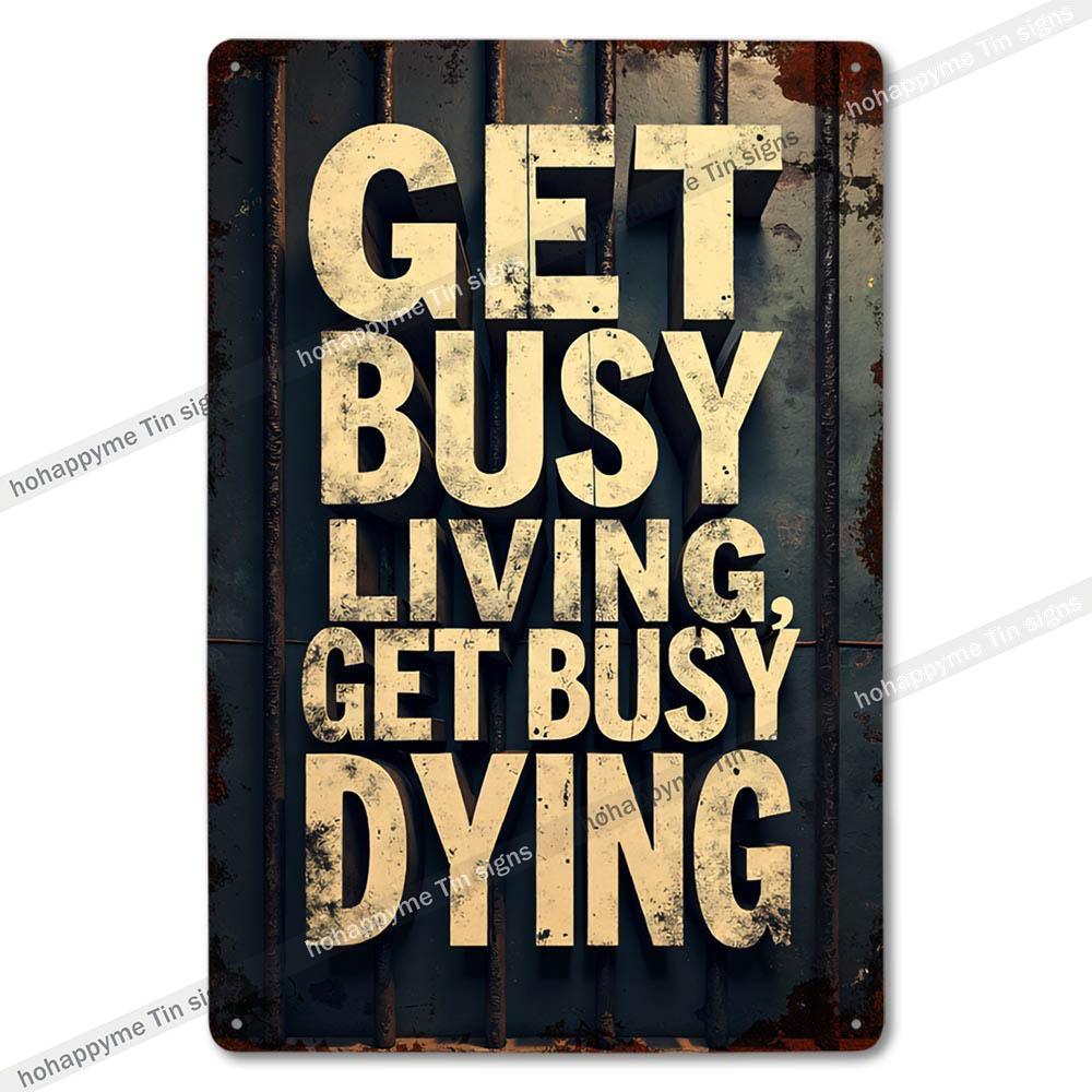Retro Metal Signs Humorous Quotes Wall Art Home Decor Tin Plaques Office Bar Cafe Decoration