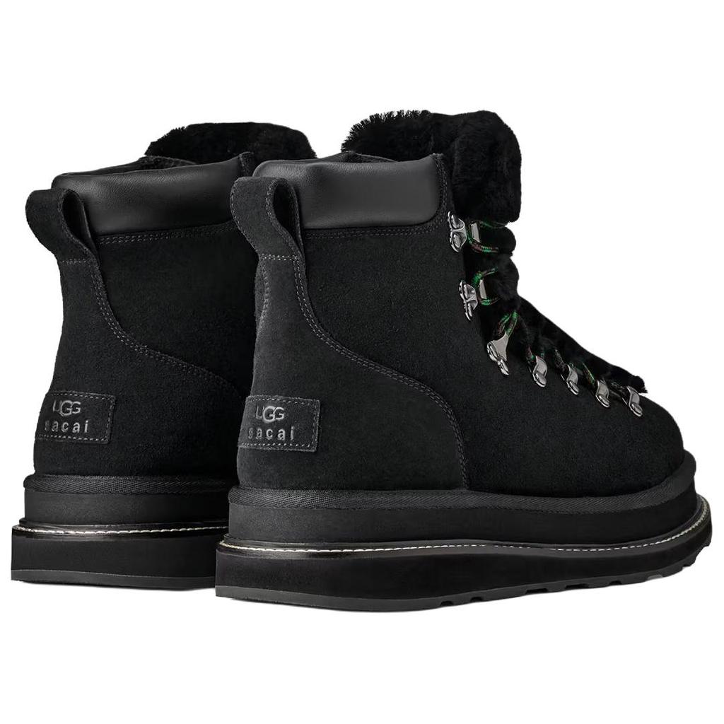 Sacai X UGG Hiker Boot Black Unisex Sneakers 1178390-BLK