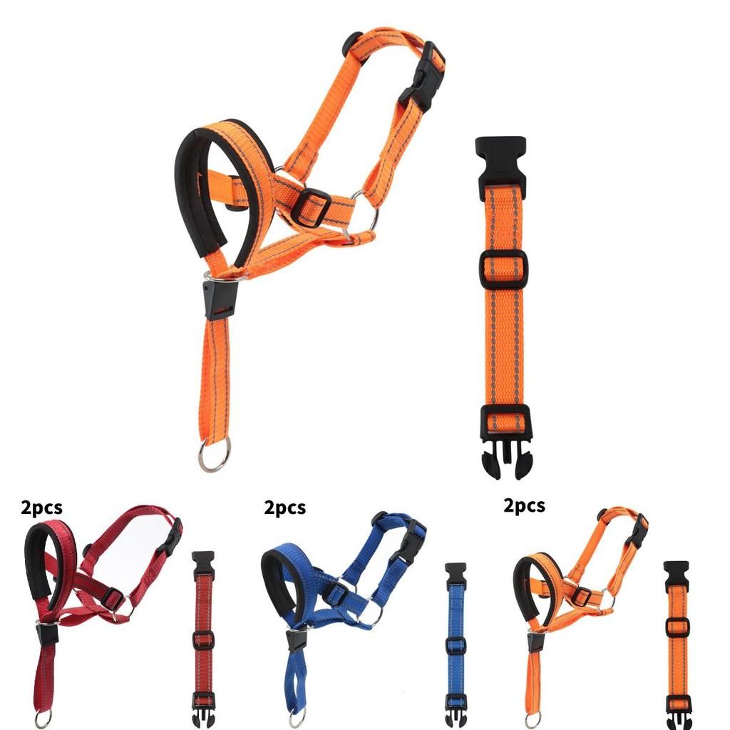 Dog Muzzle Adjustable Breathing Nylon Safety Training For Small Medium Large Pets