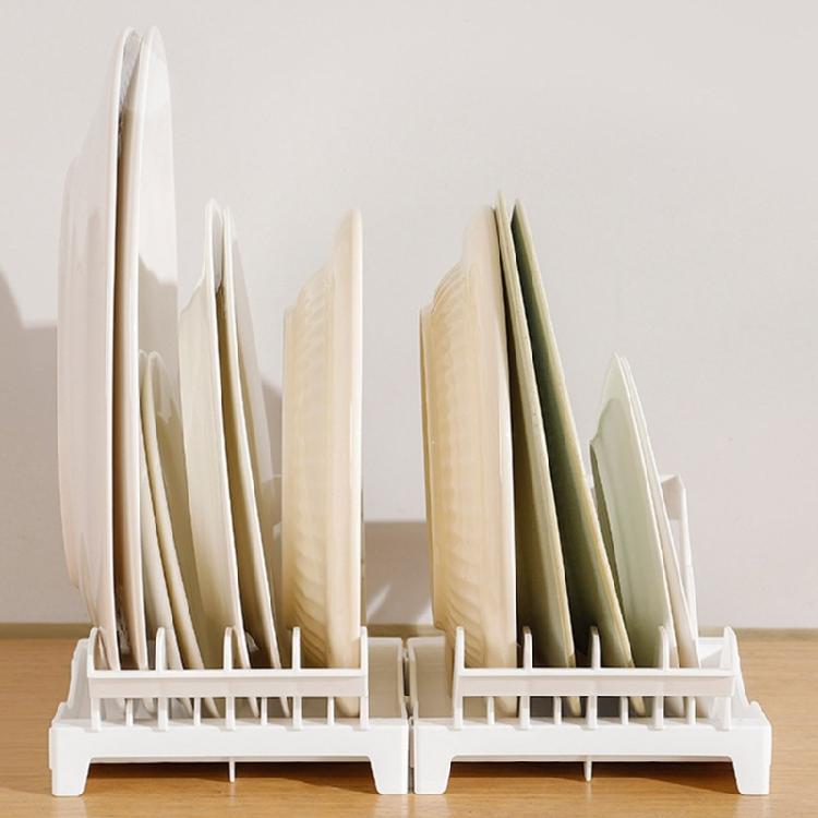 Kitchen Counter Dish Drainer Practical Dish Rack Plate and Bowl Holder for Optimal Kitchen Space Utilization