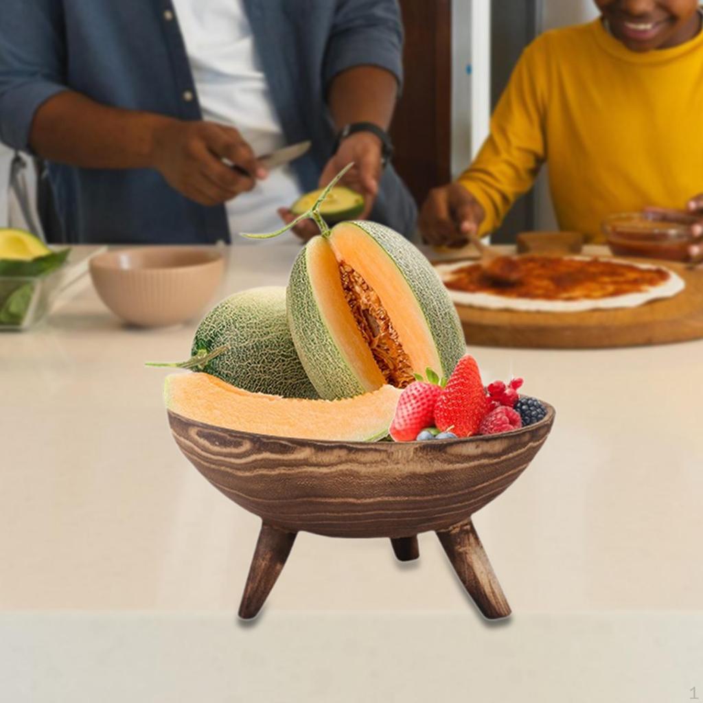 3-Legged Flower Pot, Versatile for Plants, Stable Base, Fruit Bowl