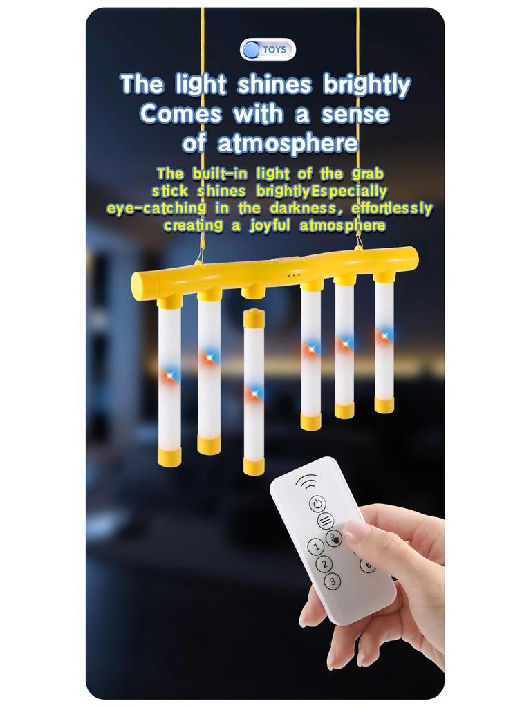 Kids' Hand-Eye Coordination Quick-Response Stick Grab Game