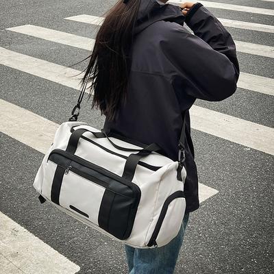 Modische lässige Gepäcktasche für Geschäftsreise Multifunktionale große Kapazität Schuhfach Hand-Heat Reisetasche Trocken- und Nassfach Fitnesstasche