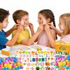 100/120 Pcs Basket Stuffers Fillers Prefilled Easter Eggs Theme Party Favor with Mini Novelty Dolls for Kids Girls Boys