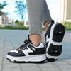 28-42 Boys Roller Skates Shoes Removable Flat Shoes Four Wheels Girls Roller Skates Sneakers for Women Boys Skate Shoes