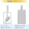 LEC corronII Toilet Brush Wave Bristles (with Case) White