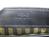 Authentic FENDI Black Leather Bifold Long Wallet Flap Wallet Baguette Continental #a134  Refurbished