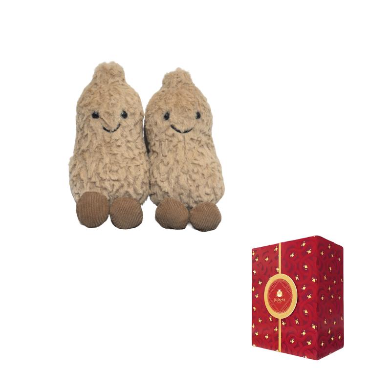 Jellycat Fun Food Series Peanut Companion Comfort Doll Plush Doll 15cm Height
