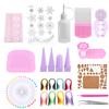 1 Set   Quilling Paper Craft Rolling Kit Slotted Tools Strips Tweezer For Decoration