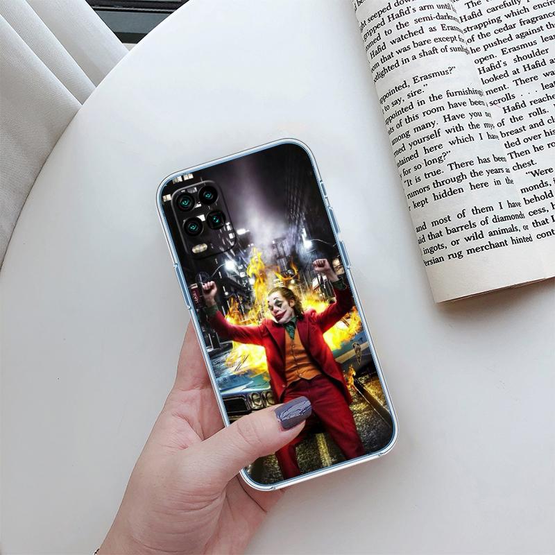 Joker Art Transparent Phone Case for Motorola Moto Edge 20 30 40 50 S30 Fusion Ultra Pro Neo Lite + G200 G23