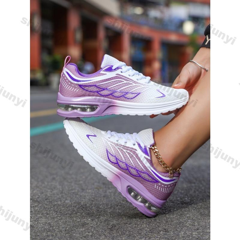 Women's Casual Shoes 2025 Spring New Mesh Breathable Fashion Casual Sports Running Shoes Comfortable Shock Vulcanized Shoes