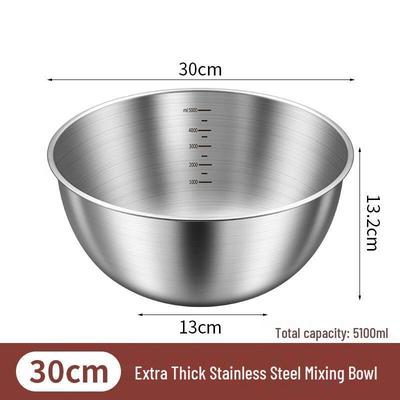 HANDUNYOU 304 Stainless Steel Mixing Bowl