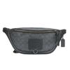 Used Body Bag Signature 40345 PVC/leather Black Gray Waist Pouch
