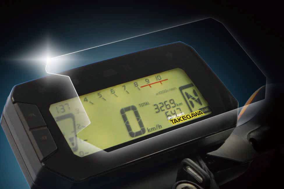 Special Parts Takekawa SP Takekawa Meter Protective Film (Clear Gloss/Logo Full Color), 1 Sheet GROM (JC92)/MSX GROM(MLHJC92) 05-06-0055